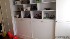 meble na wymiar, łóżko w zabudowie